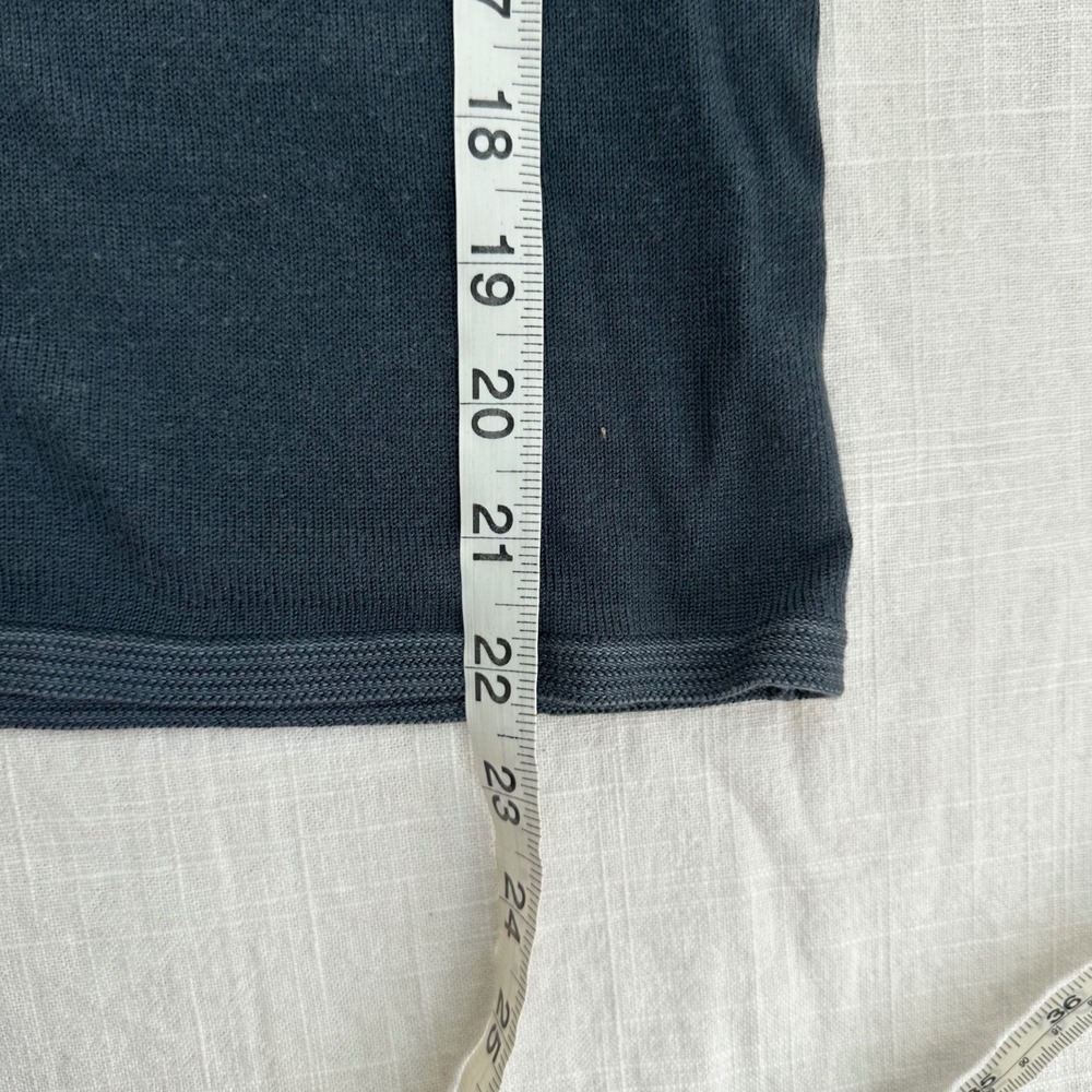 Vintage Kasper Knit Top Short Sleeve Casual Tee T-Shirt Women's Size 12 - Picture 11 of 13
